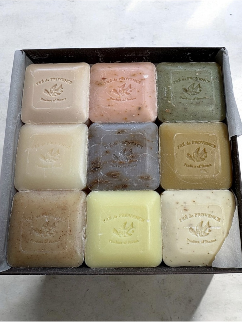 Assorted Square Soap Set – Pastel Multicolor
